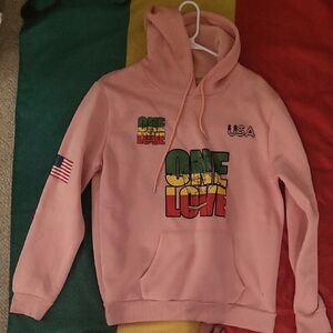 One Love Pink Hoodie